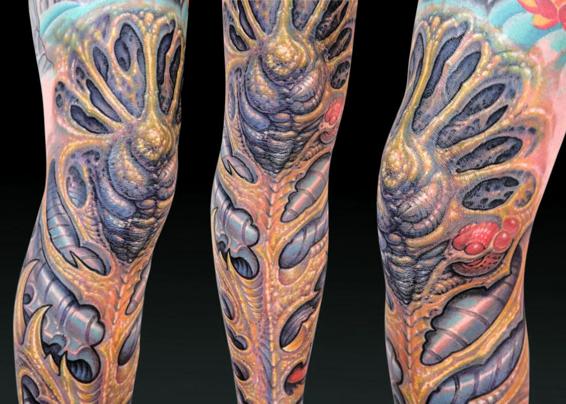 Biomechanical tattoos: meaning and images - OVERLORD TATTOO STUDIO