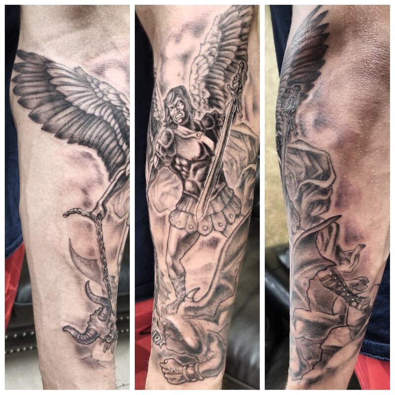 Michael archangel tattoo,michael archangel