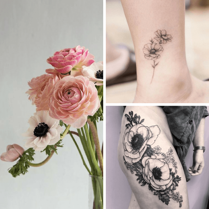 THE FLORAL TATTOO AND THEIR meaning - OVERLORD TATTOO STUDIO